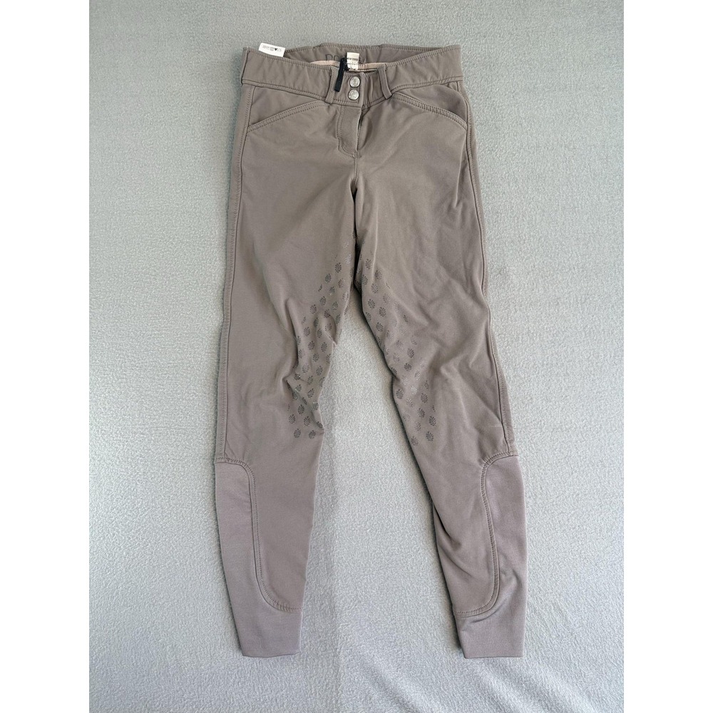 Dover Saddlery Pants Womens 24 Brown Riding Breeches Silicone Full Seat